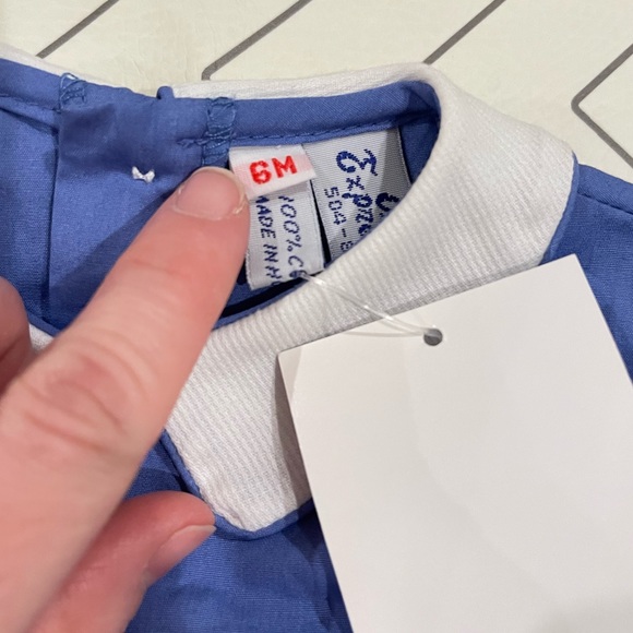 NWT Orient Express Smocked Christmas Romper - Picture 9 of 9